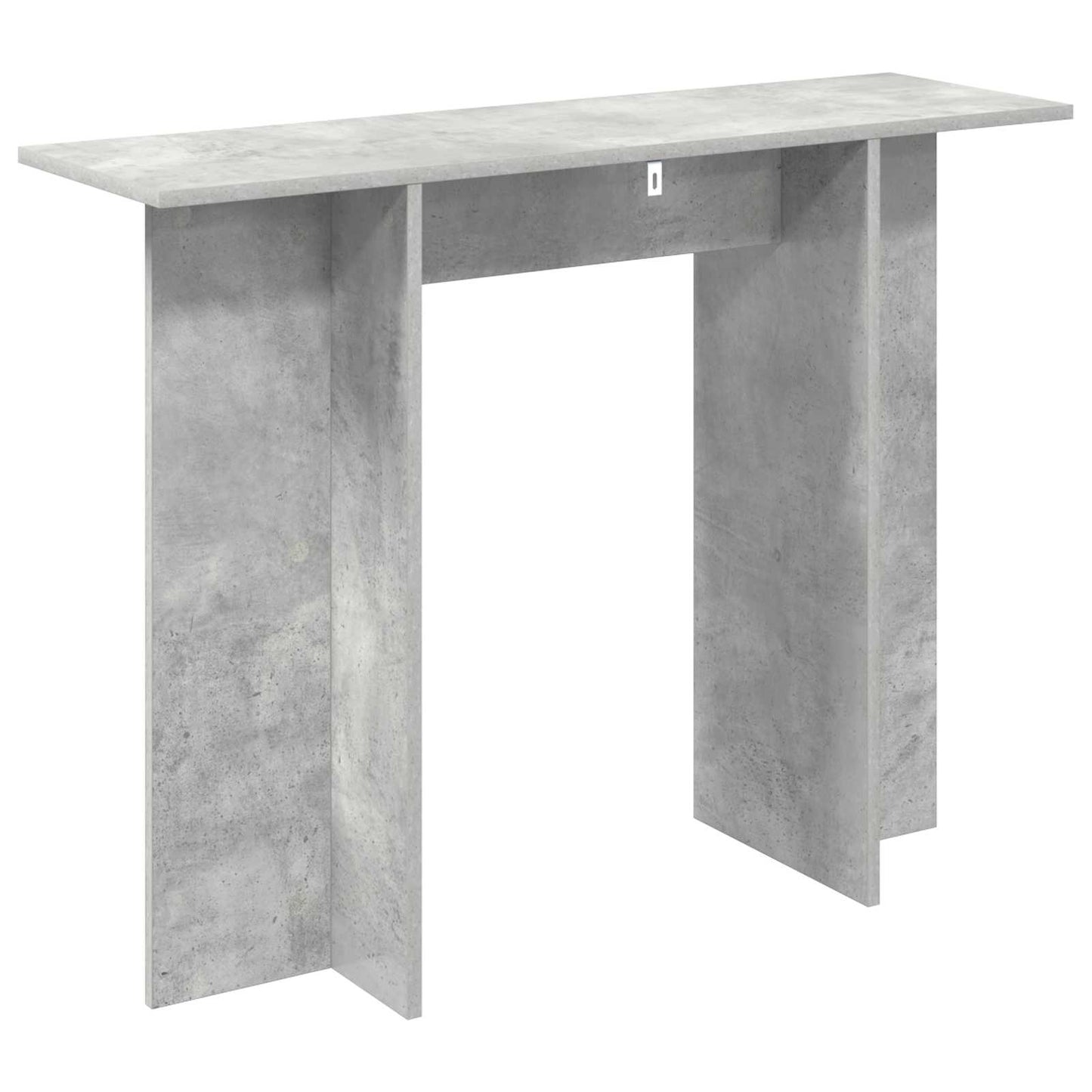 Konzolasztal Betonszürke 100 x 30 x 75 cm Szerelt Fa