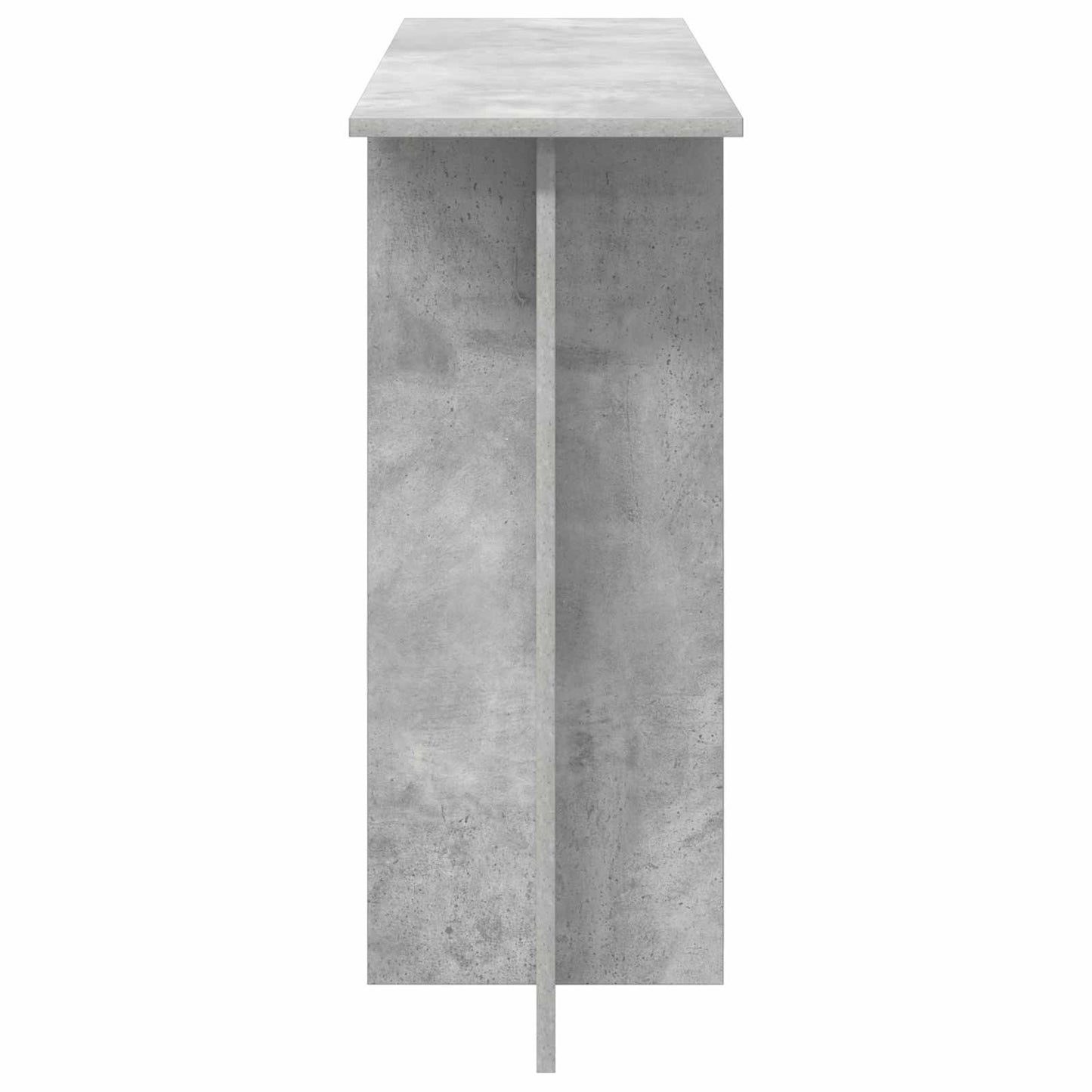 Konzolasztal Betonszürke 100 x 30 x 75 cm Szerelt Fa