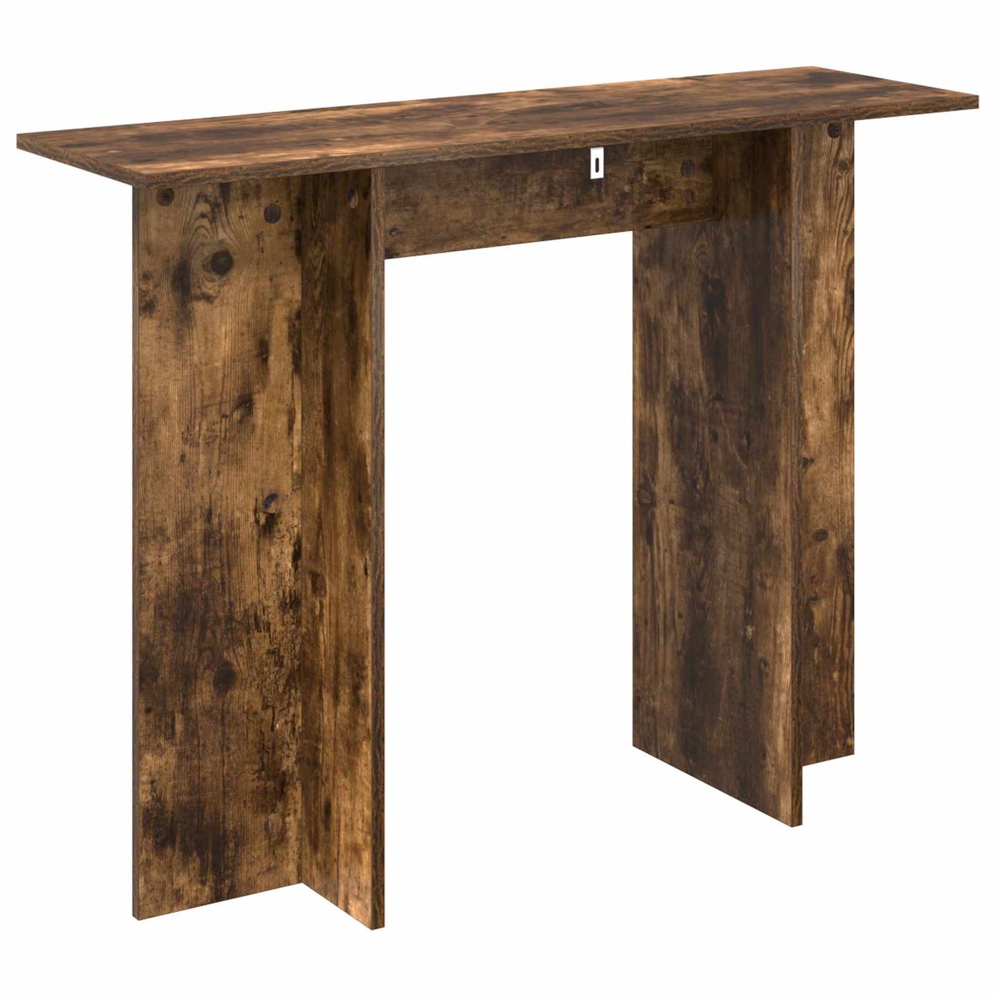 Konzolasztal Füstölt Tölgy 100 x 30 x 75 cm Szerelt Fa