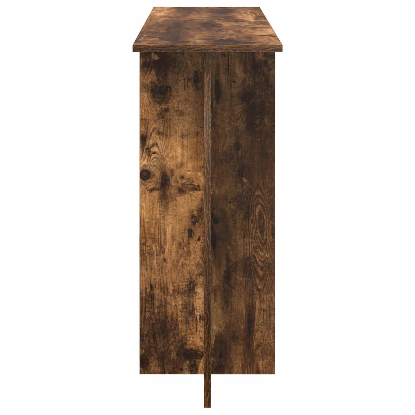 Konzolasztal Füstölt Tölgy 100 x 30 x 75 cm Szerelt Fa