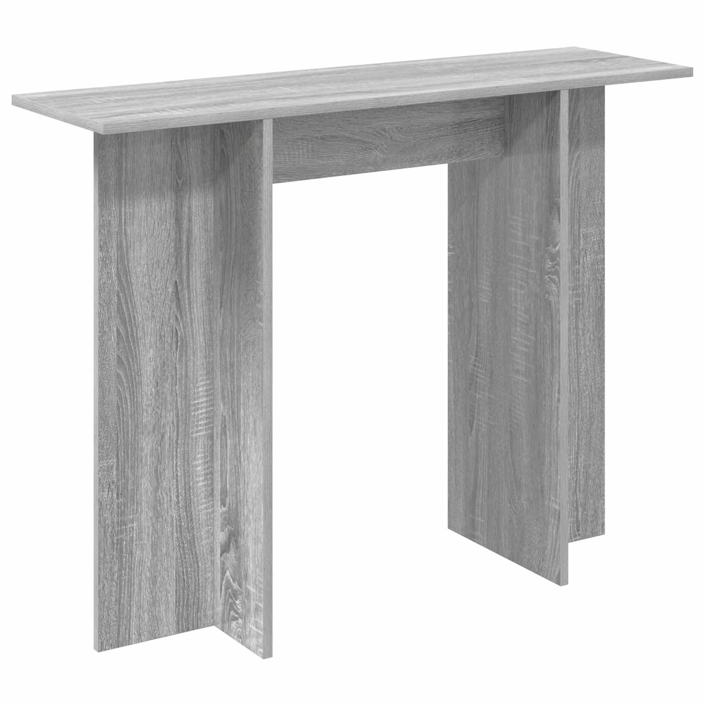 Konzolasztal Szürke Sonoma 100 x 30 x 75 cm Szerelt Fa