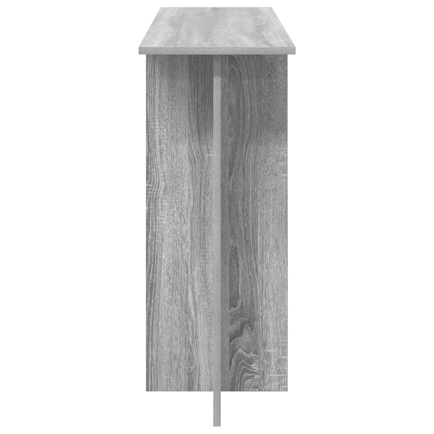 Konzolasztal Szürke Sonoma 100 x 30 x 75 cm Szerelt Fa