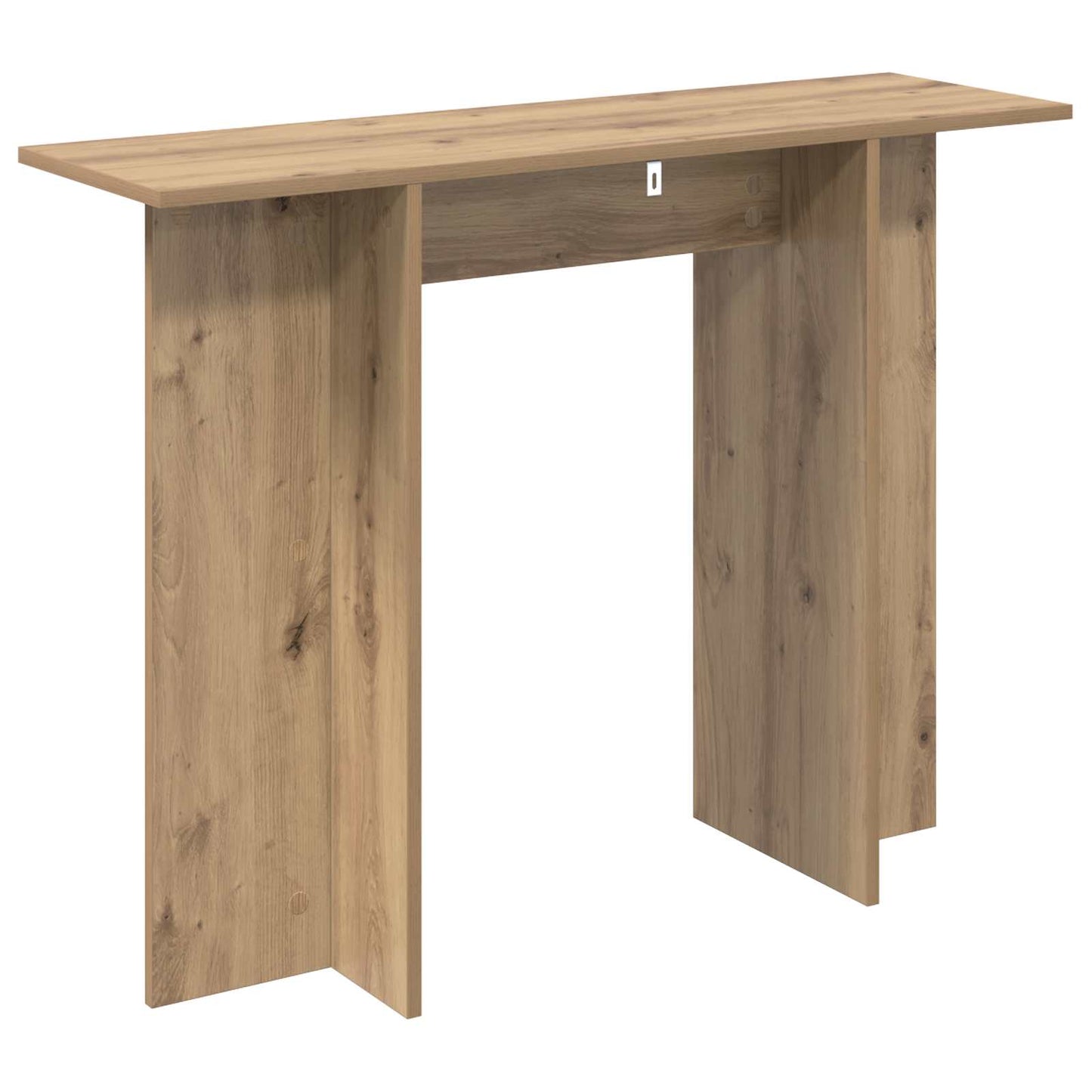 Konzolasztal Kézműves Tölgy 100 x 30 x 75 cm Szerelt Fa