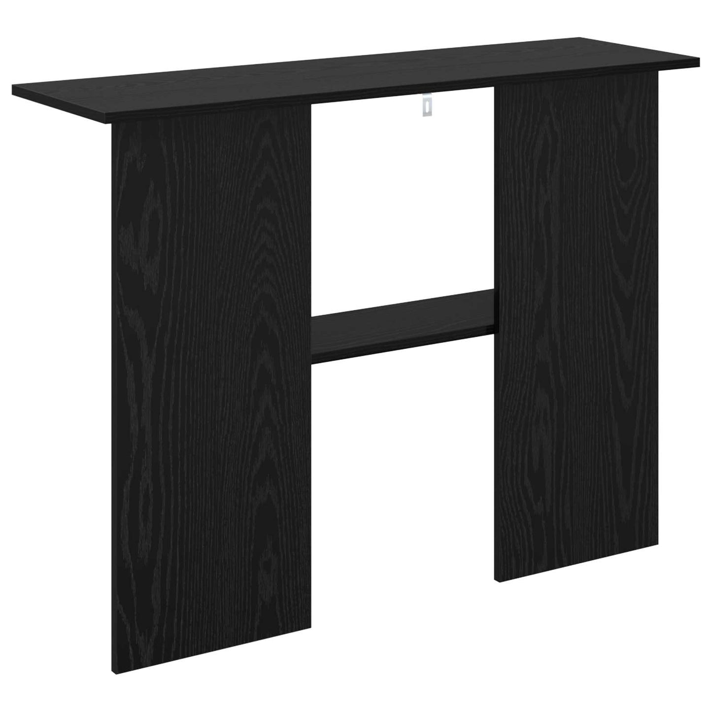 Konzolasztal Fekete Tölgy 100 x 30 x 75 cm Szerelt Fa