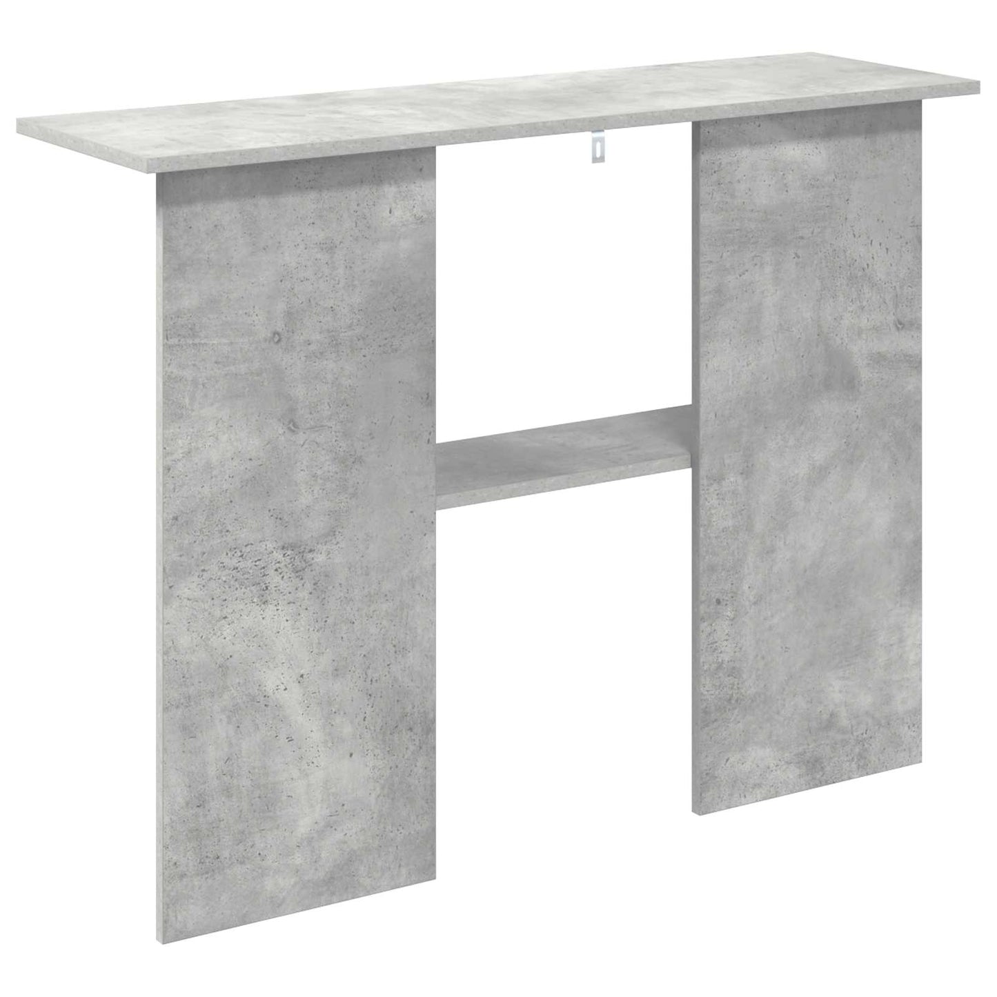 Konzolasztal Betonszürke 100 x 30 x 75 cm Szerelt Fa