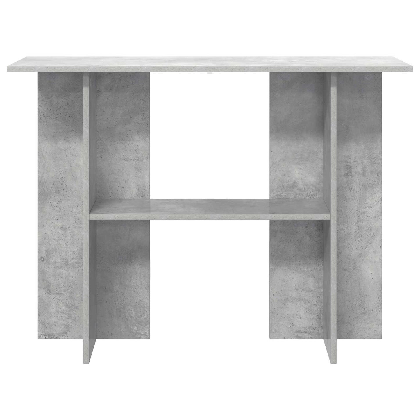 Konzolasztal Betonszürke 100 x 30 x 75 cm Szerelt Fa