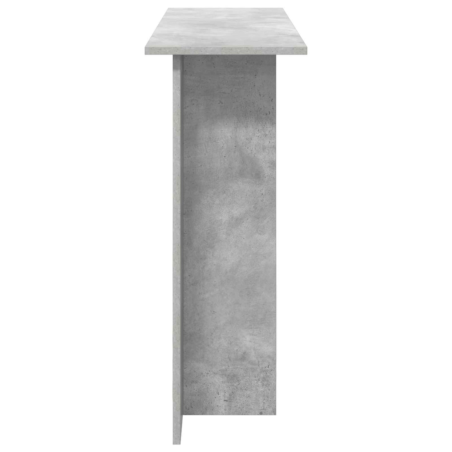 Konzolasztal Betonszürke 100 x 30 x 75 cm Szerelt Fa