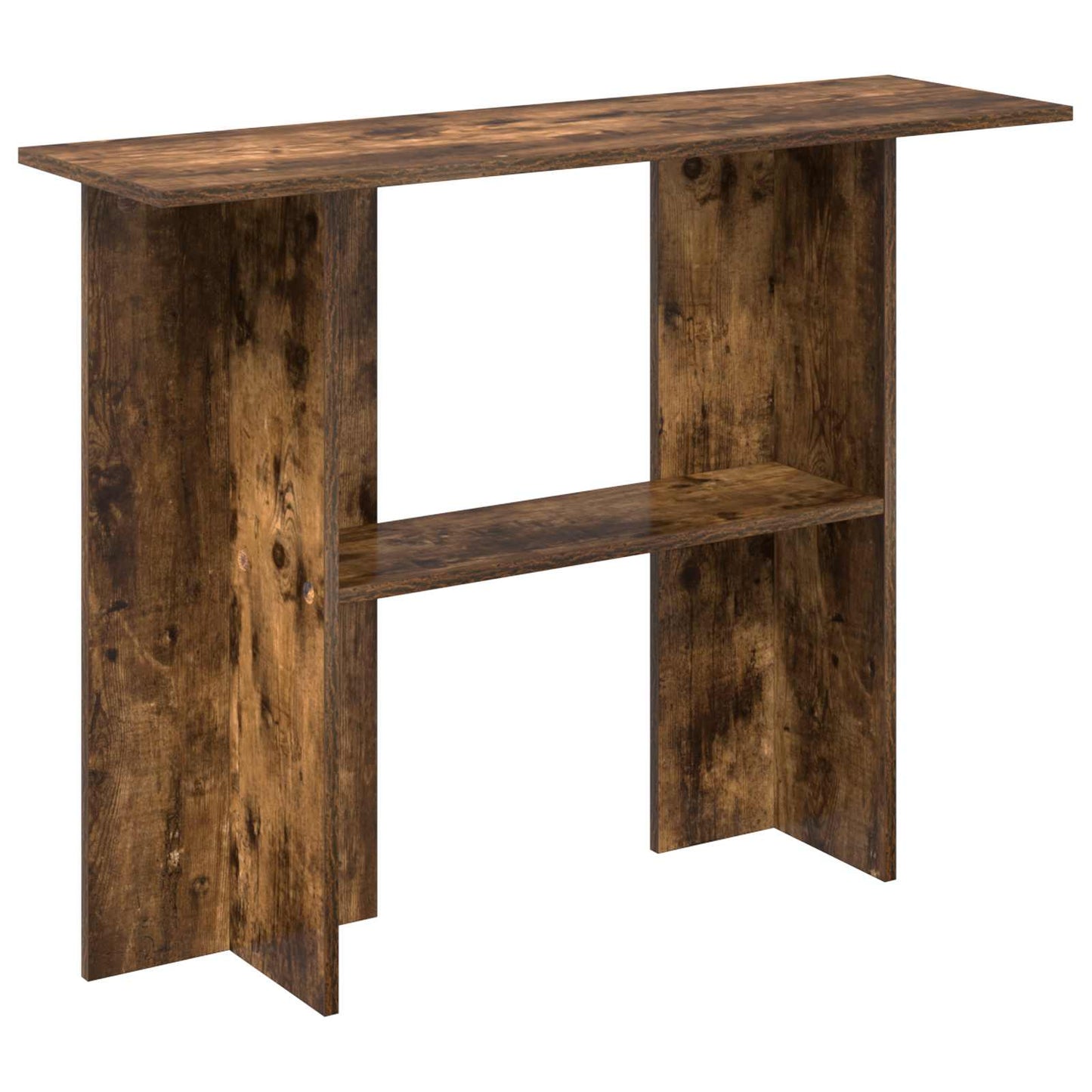 Konzolasztal Füstös Tölgy 100 x 30 x 75 cm Szerelt Fa