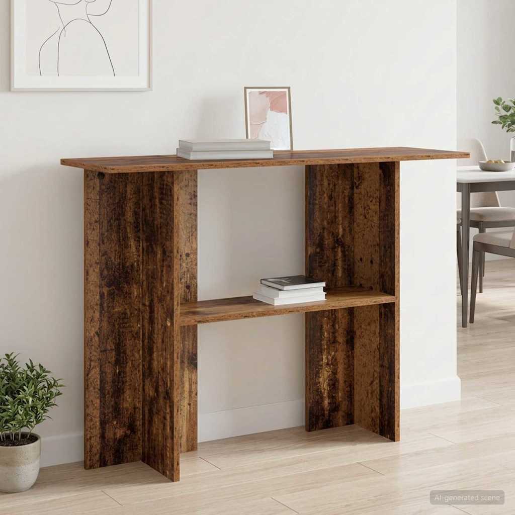 Konzolasztal Antik Fa 100 x 30 x 75 cm Szerelt Fa