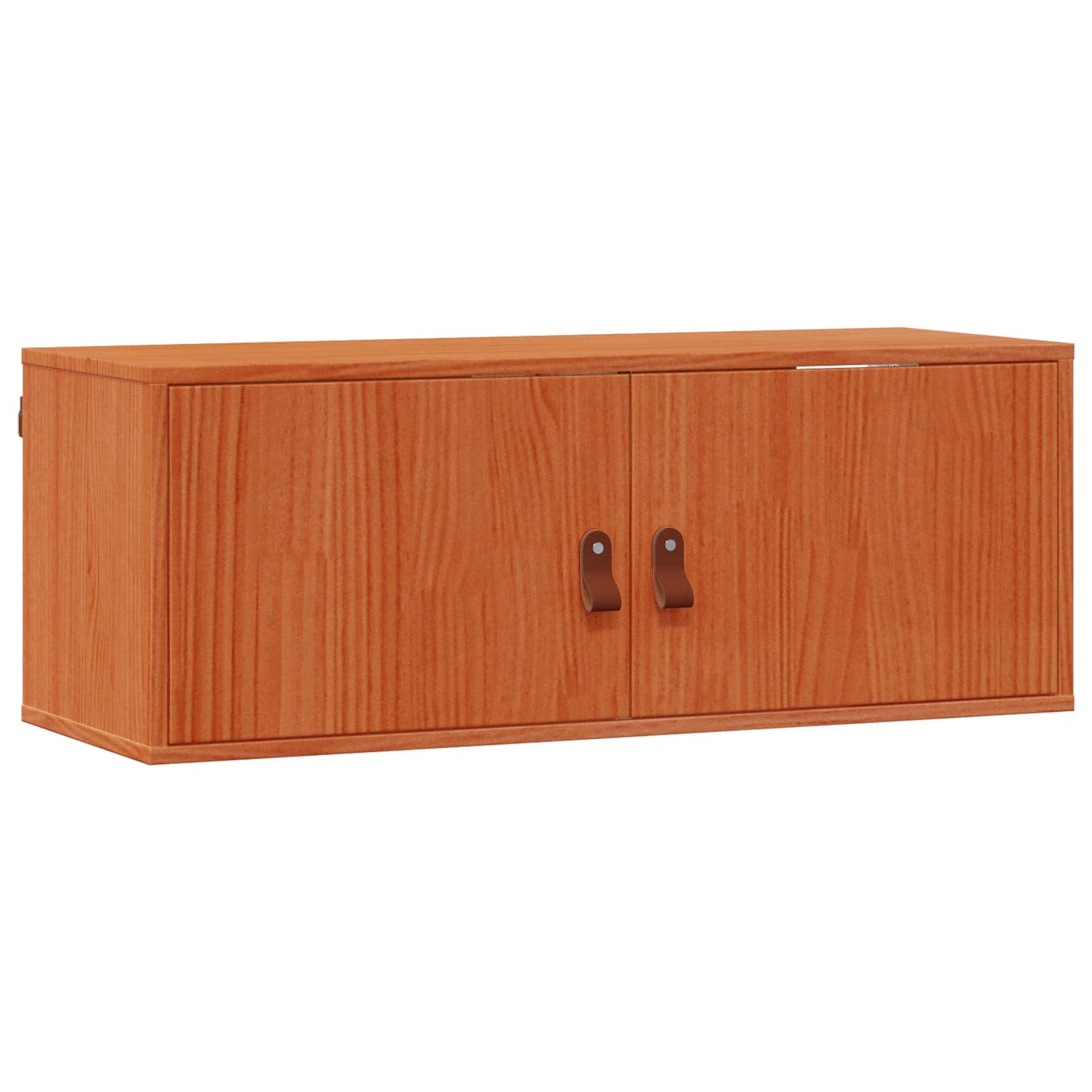 Fali Szekrény 2 pcs Faggyú barna 80 x 30 x 30 cm Tömör fenyőfa