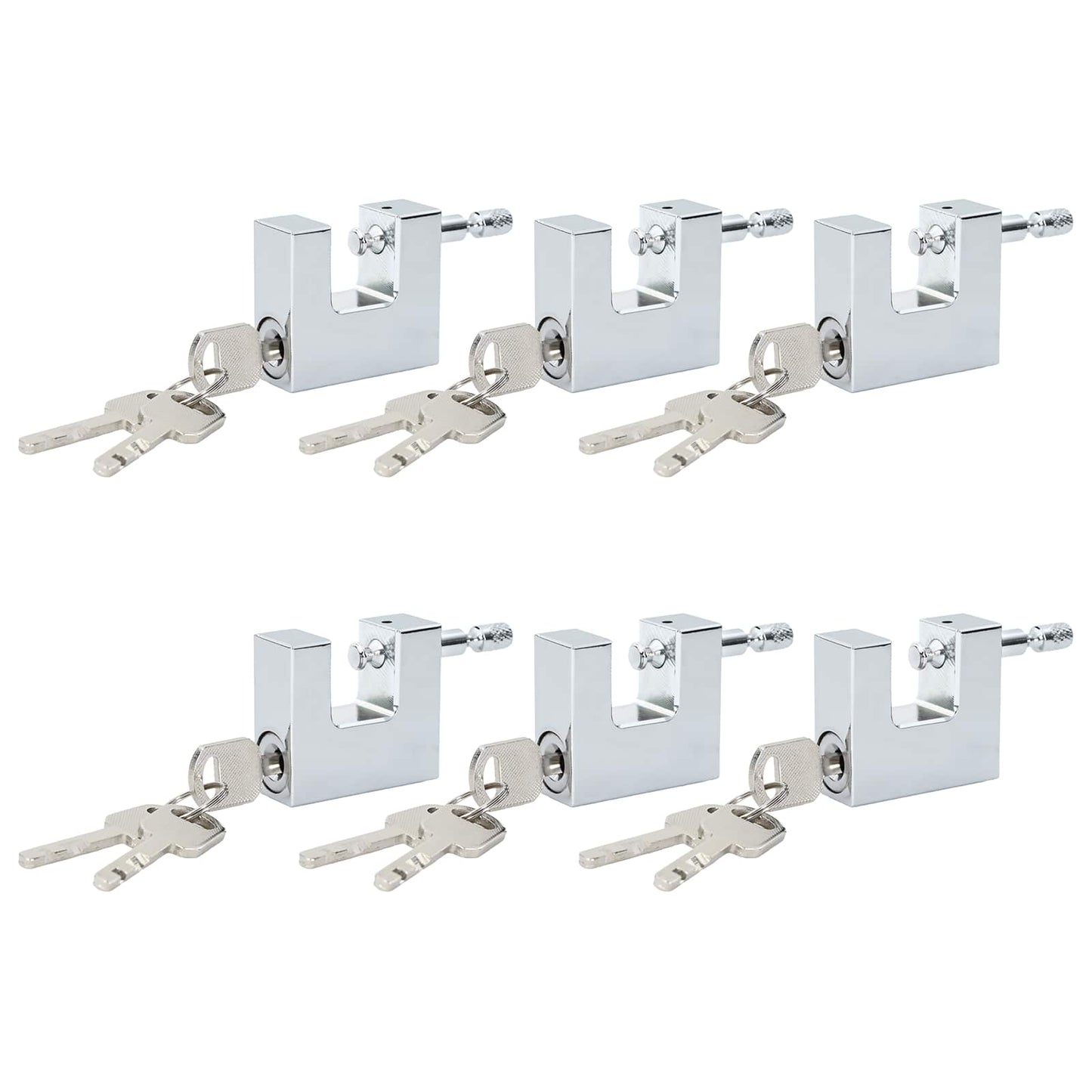 Lakat 6 pcs Ezüst Acél