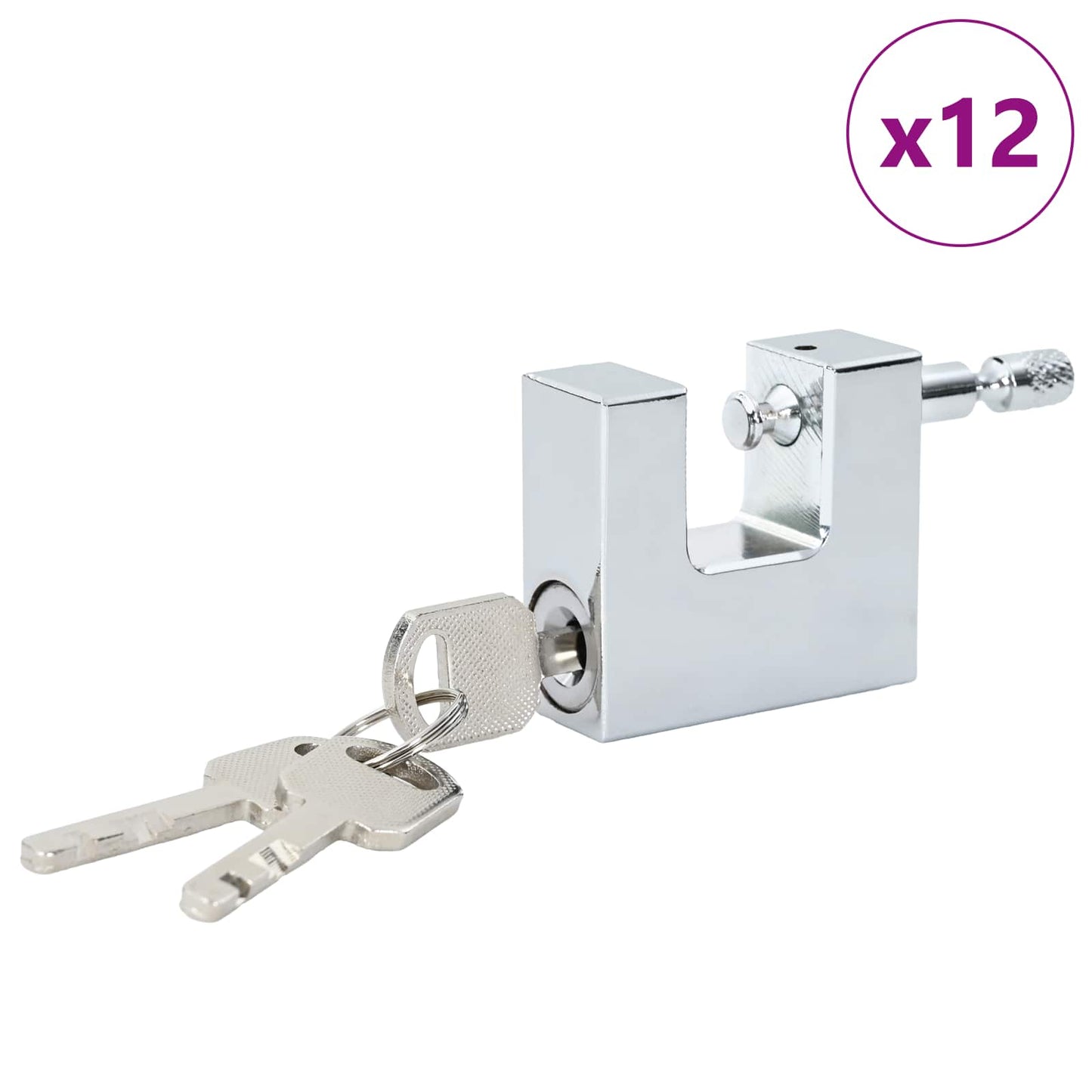 Lakat 12 pcs Ezüst Acél