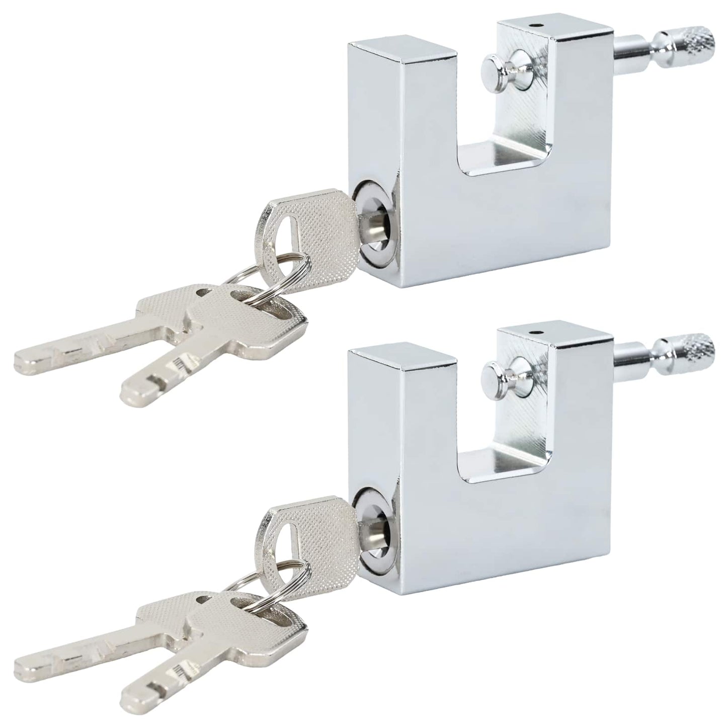 Lakat 2 pcs Ezüst Acél