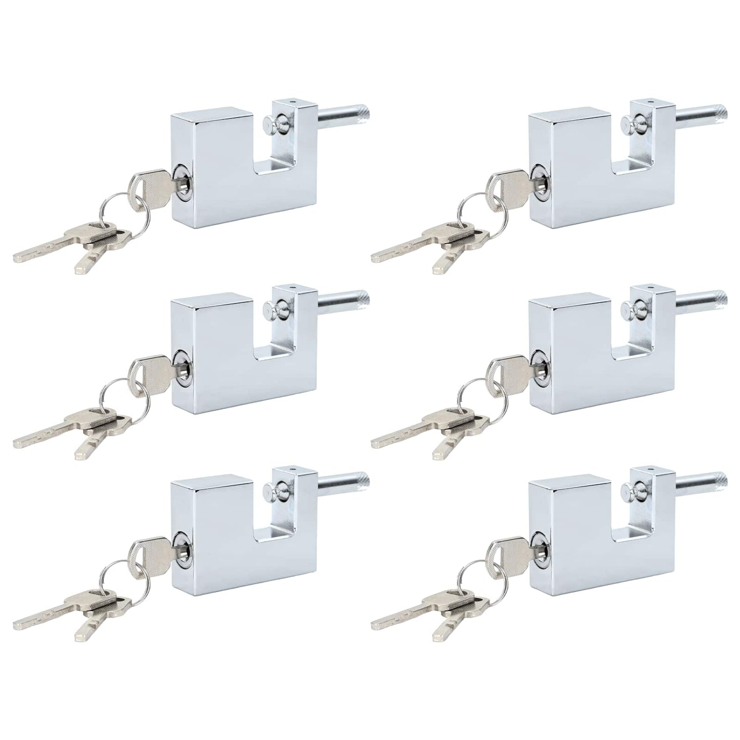 Lakat 6 pcs Ezüst Acél