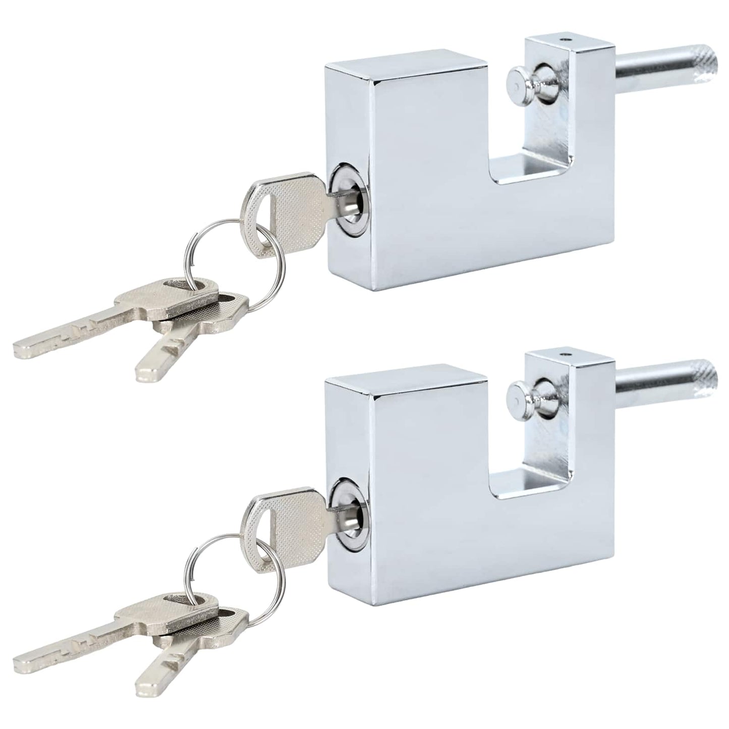 Lakat 2 pcs Ezüst Acél