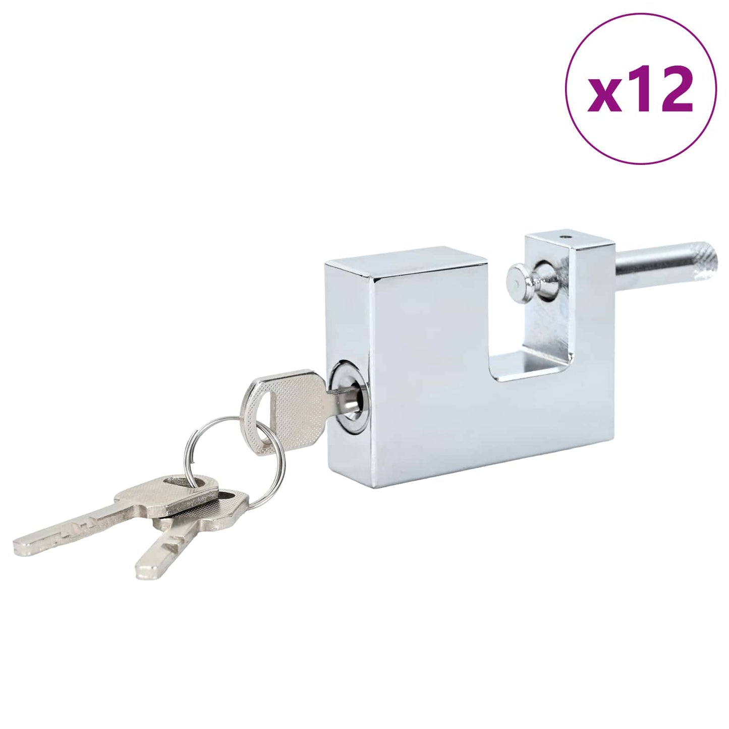 Lakat 12 pcs Ezüst Acél