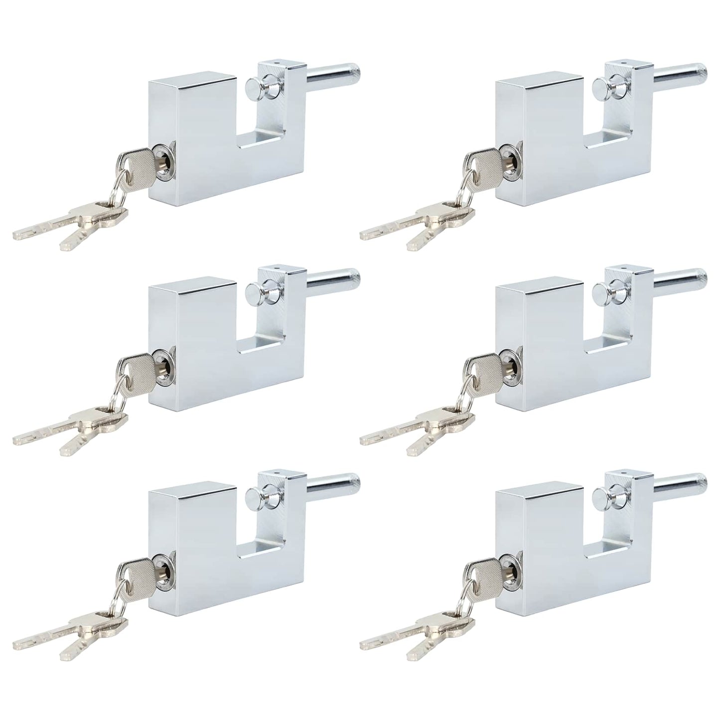 Lakat 6 pcs Ezüst Acél
