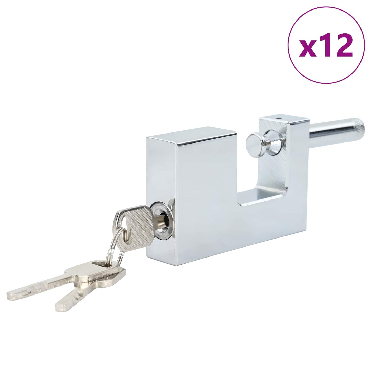 Lakat 12 pcs Ezüst Acél