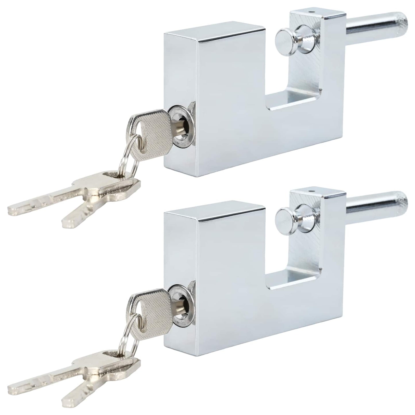 Lakat 2 pcs Ezüst Acél