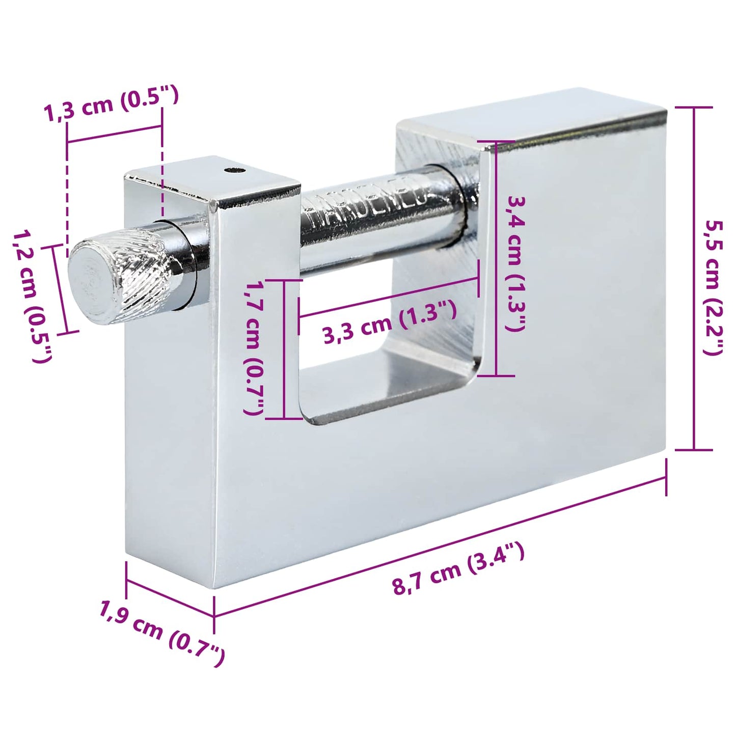 Lakat 6 pcs Ezüst Acél