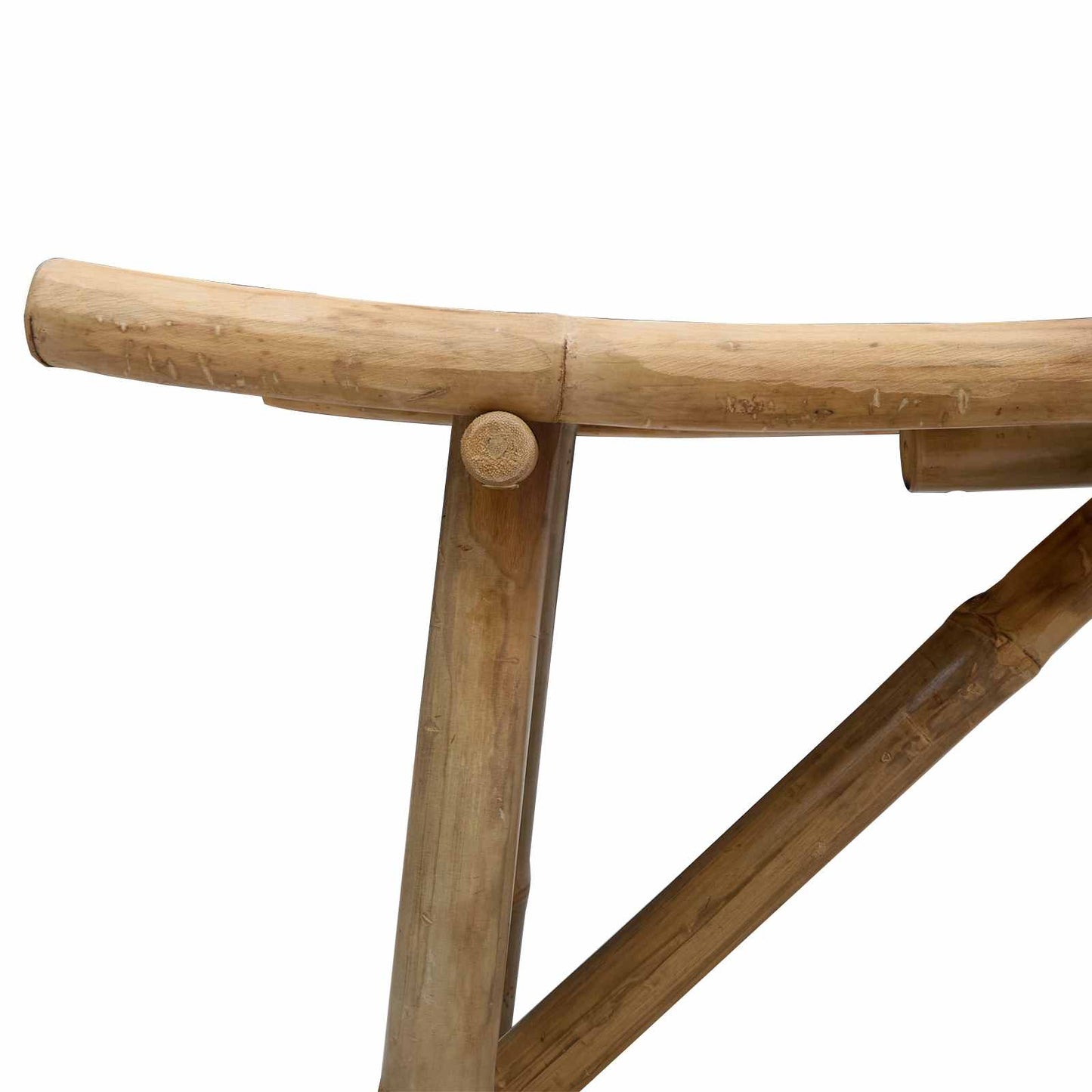 Kerti pad 110 x 45 x 50 cm Bambusz Természetes Négyszögletes