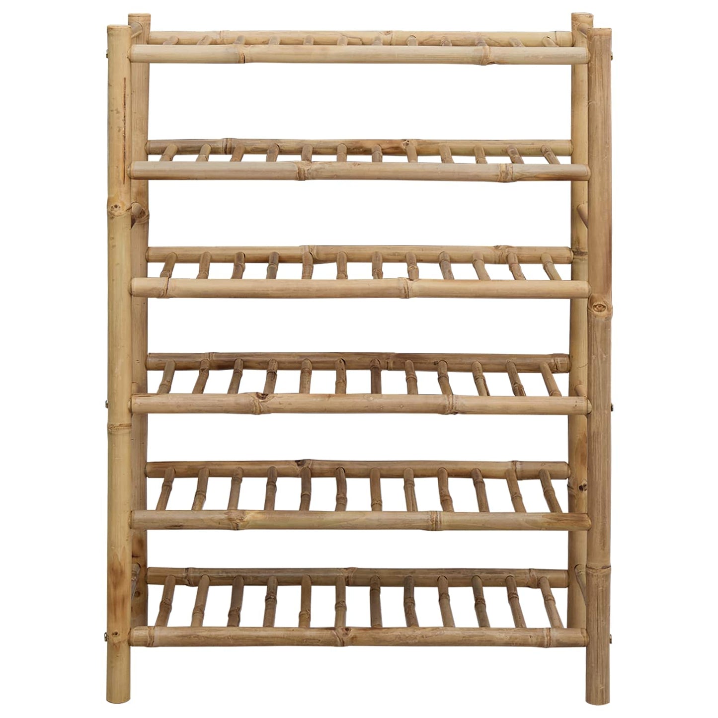 Cipőtartó polcokkal Természetes 68 x 28 x 96 cm Bambusz