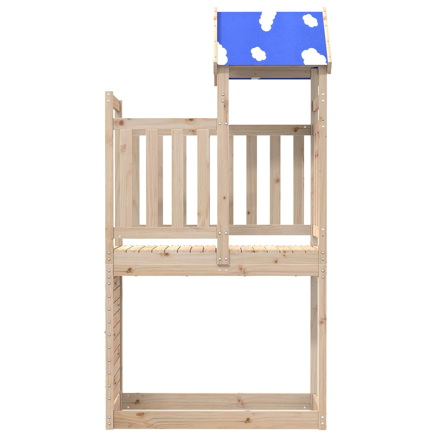 Játék Torny Barna 110.5 x 52.5 x 215 cm Tömör fenyőfa
