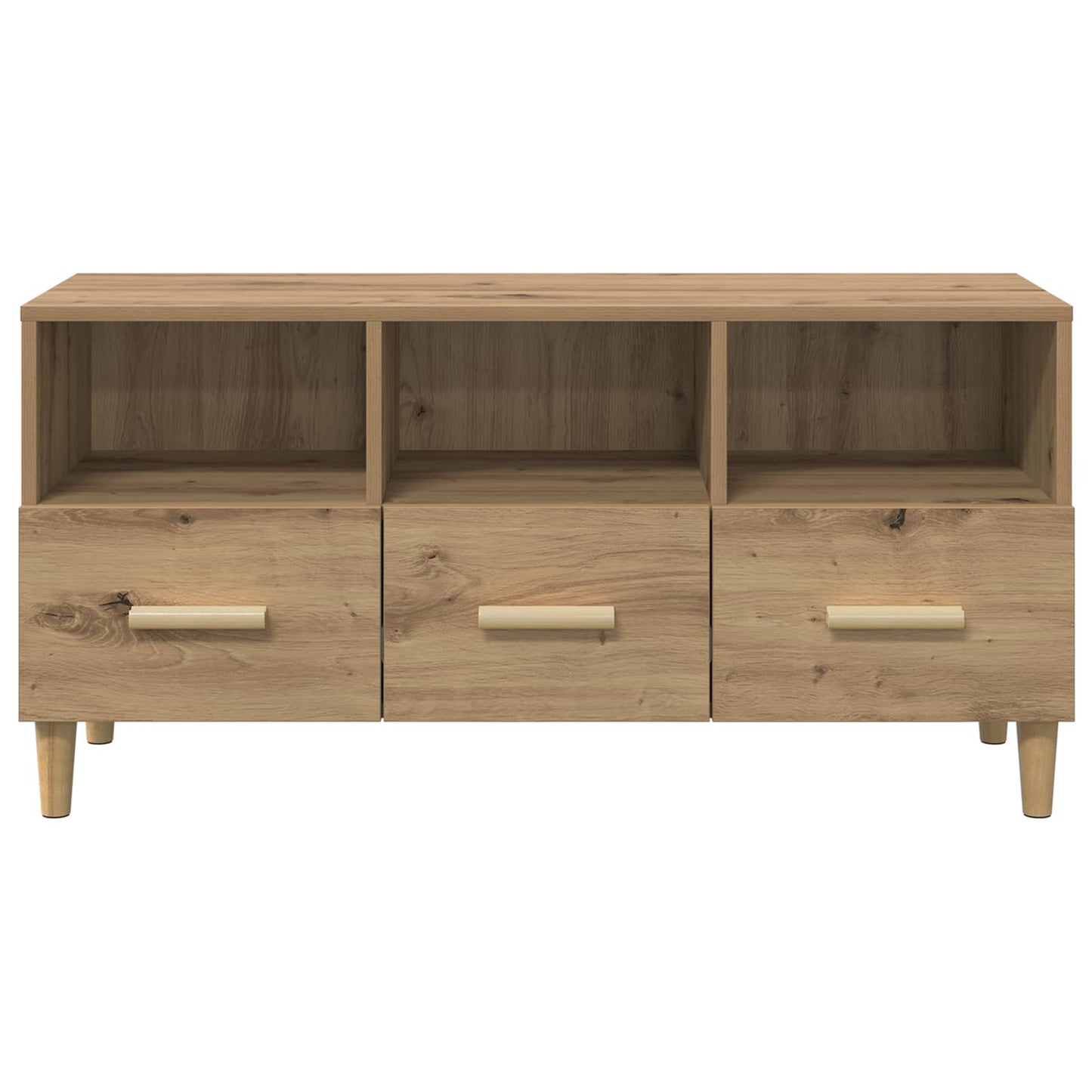 TV szekrény 102 x 36 x 50 cm Művészi tölgy Szerelt Fa