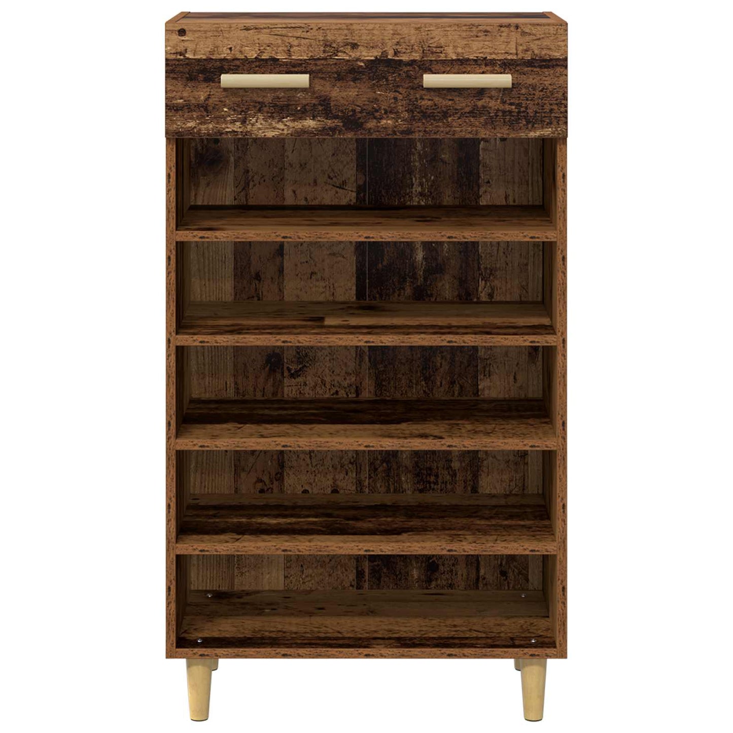 Cipőszekrény 60 x 35 x 105 cm Szerelt Fa Öreg fa
