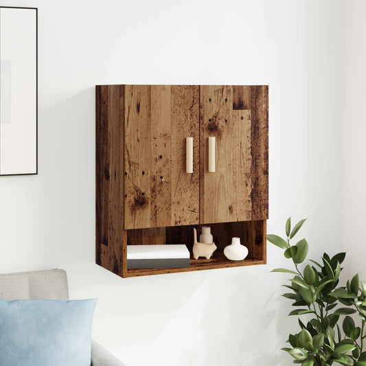 Fali Szekrény Falra szerelhető Öreg fa 60 x 31 x 70 cm Faanyag