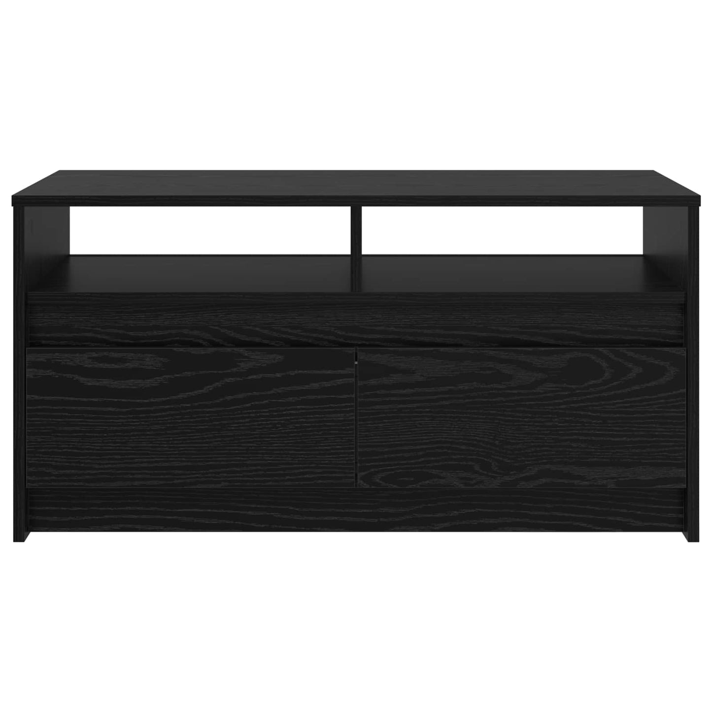 Dohányzóasztal Fekete tölgy 90 x 50 x 45 cm Szerelt Fa