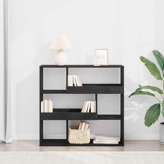 Könyvespolc Fekete tölgy 100 x 33 x 94,5 cm Faanyag
