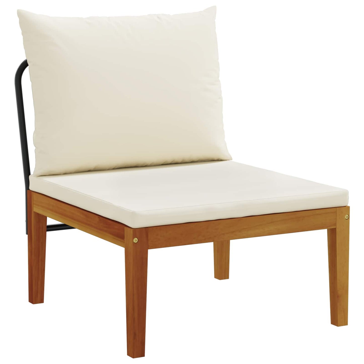 6 db Tömör akáciafa és kötél Természetes