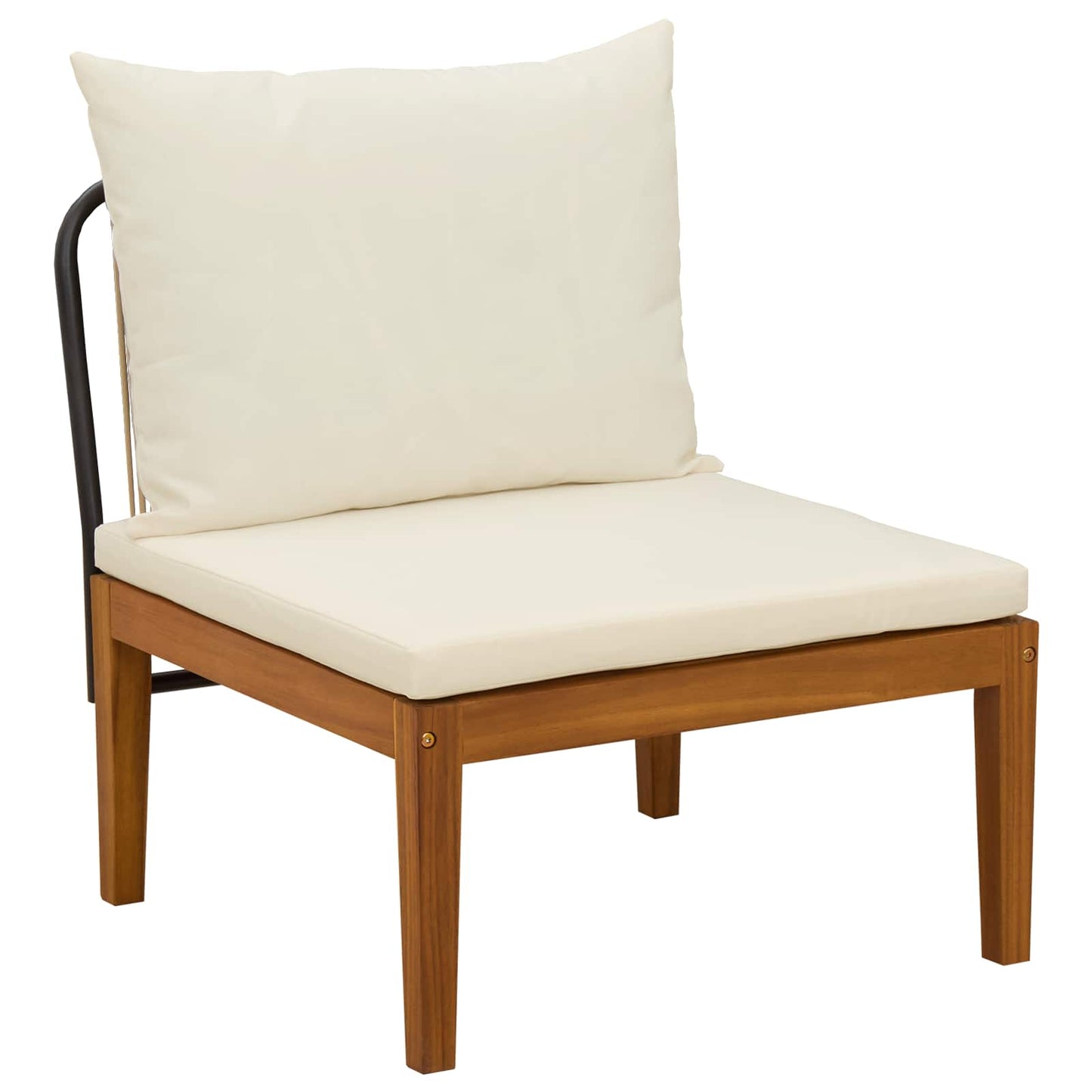 6 pcs Tömör akáciafa és kötél Természetes