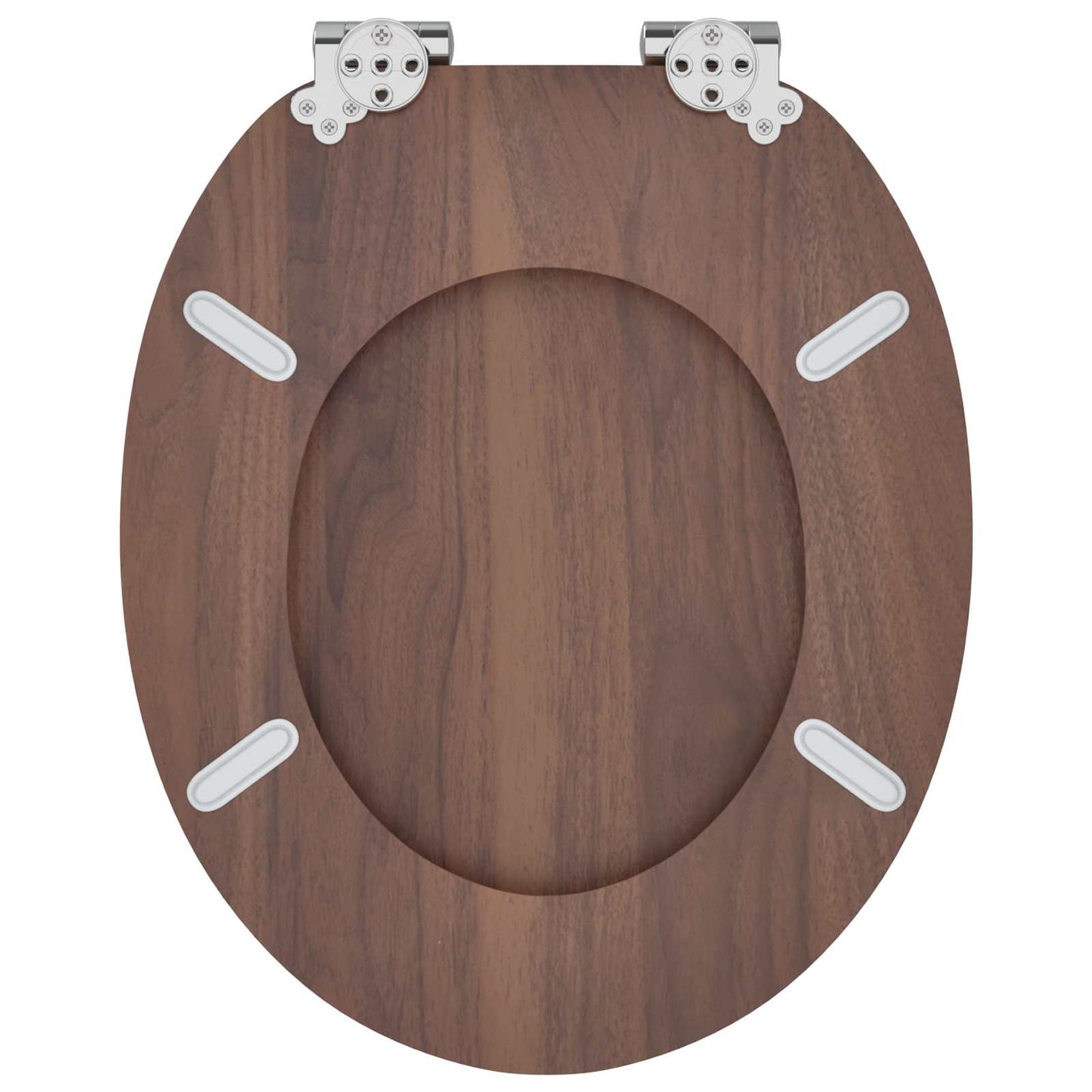 Lágy záródású WC ülőke Barna 44 x 38 cm MDF lap