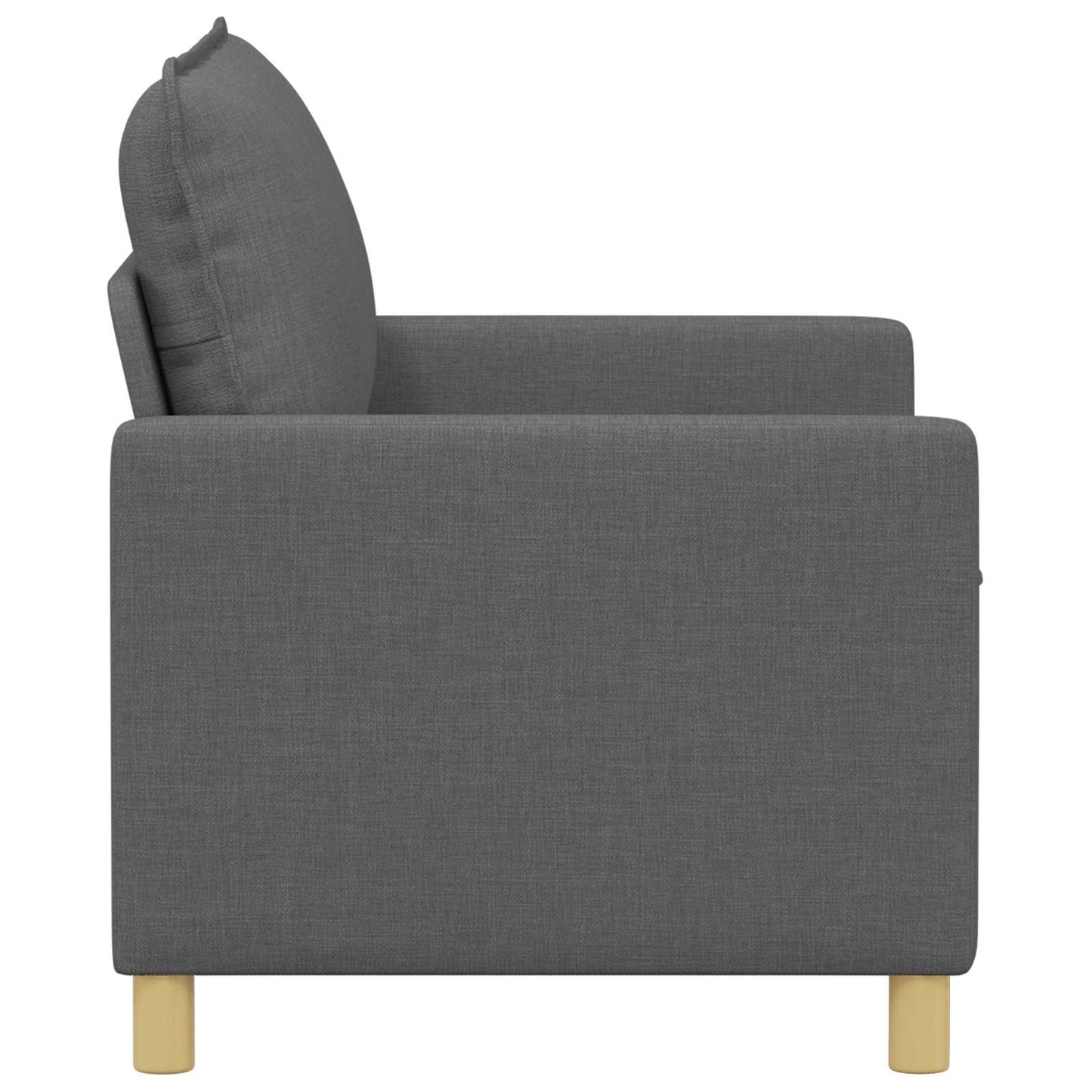 Kanapé Sötétszürke 126 x 81 x 87,5 cm Szövet