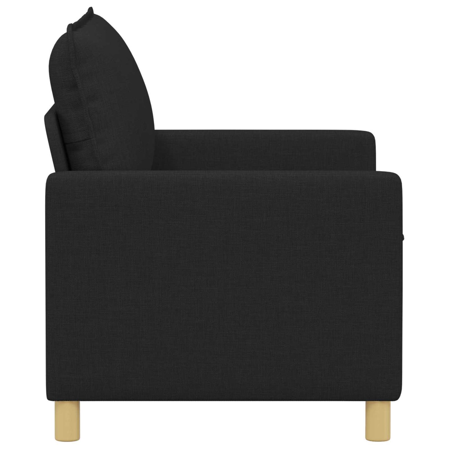 Kanapé Fekete 126 x 81 x 87,5 cm