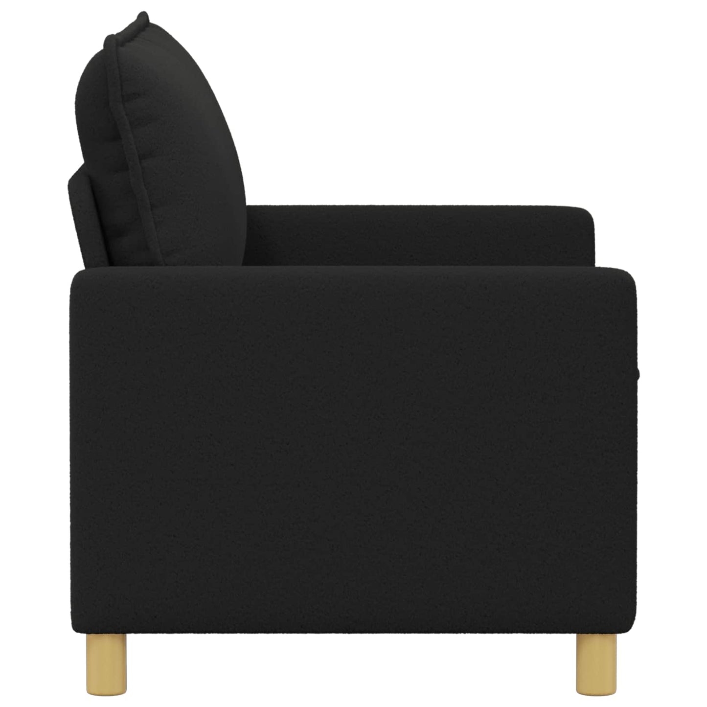 Kanapé Fekete 126 x 81 x 87,5 cm Szövet