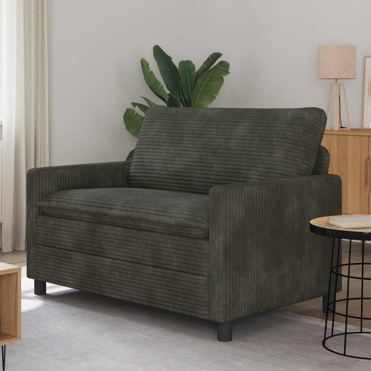 Kanapé Antracitszürke 126 x 81 x 87,5 cm Poliészter