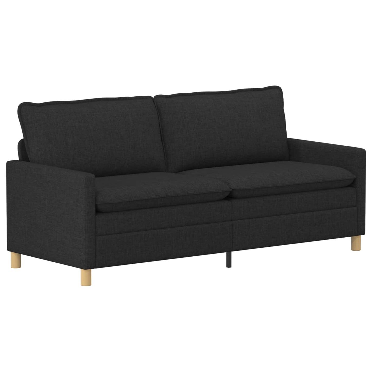 Kanapé Fekete 196 x 81 x 87,5 cm Szövet