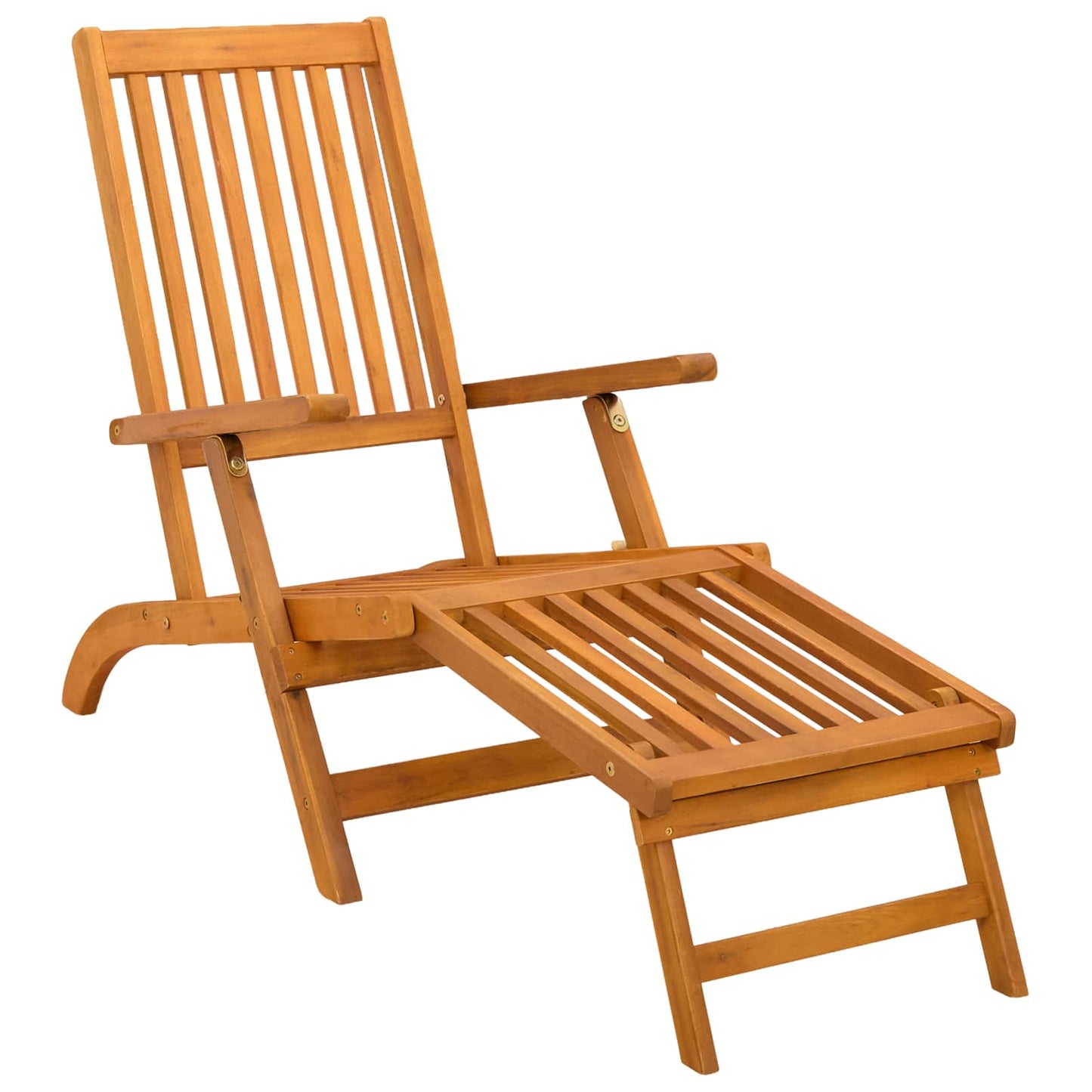 Függőágy és összecsukható napozóágy 2 pcs Szürke Tömör Akácfa