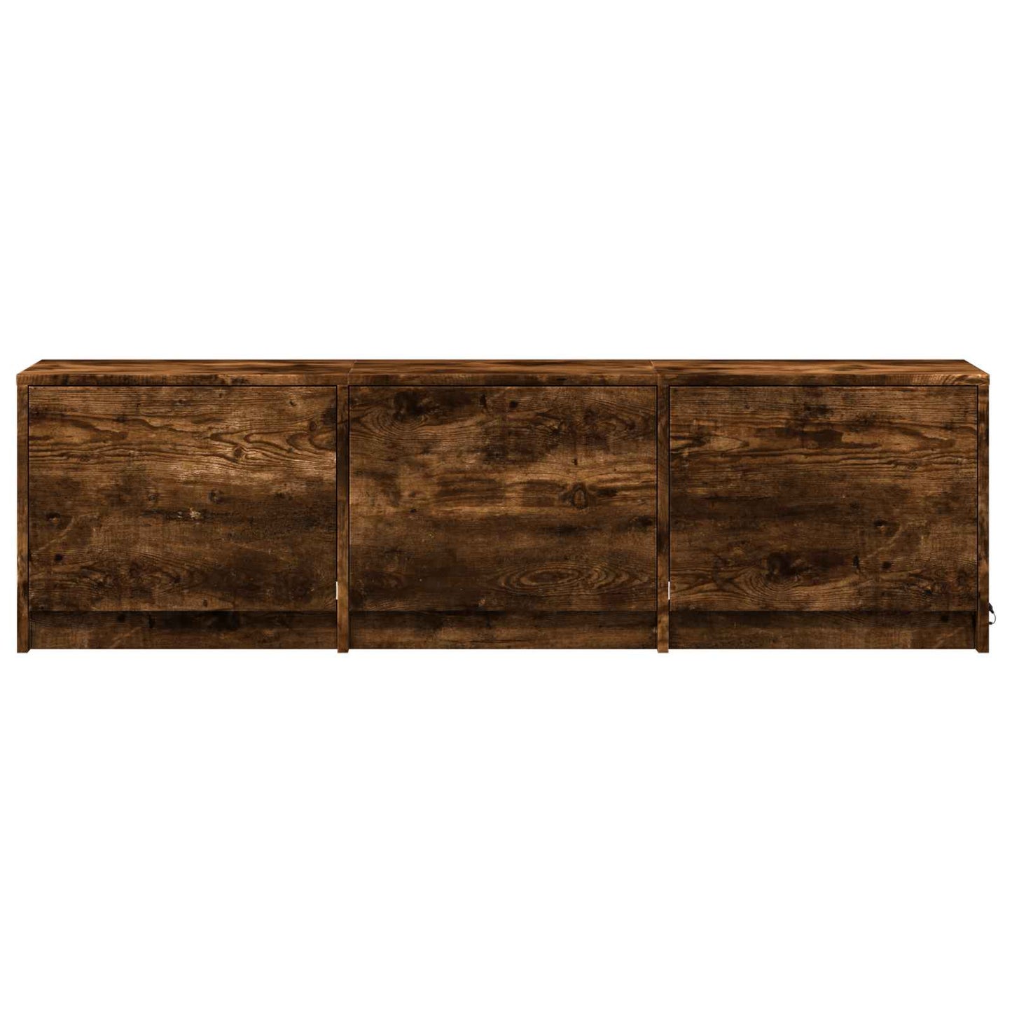 LED-es tévéállvány 140 x 34 x 40 cm Füstölt Tölgy Mérnöki fa