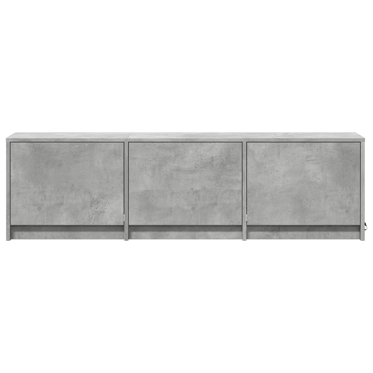 LED-es tévéállvány Beton Szürke 140 x 34 x 40 cm Mérnöki fa