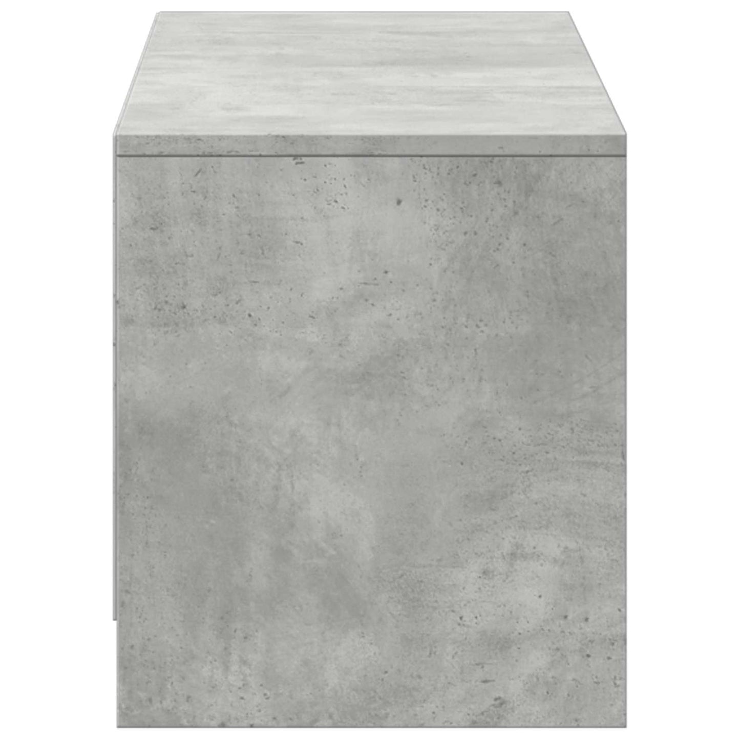 LED-es tévéállvány 140x34x40 cm Beton Szürke Mérnöki fa