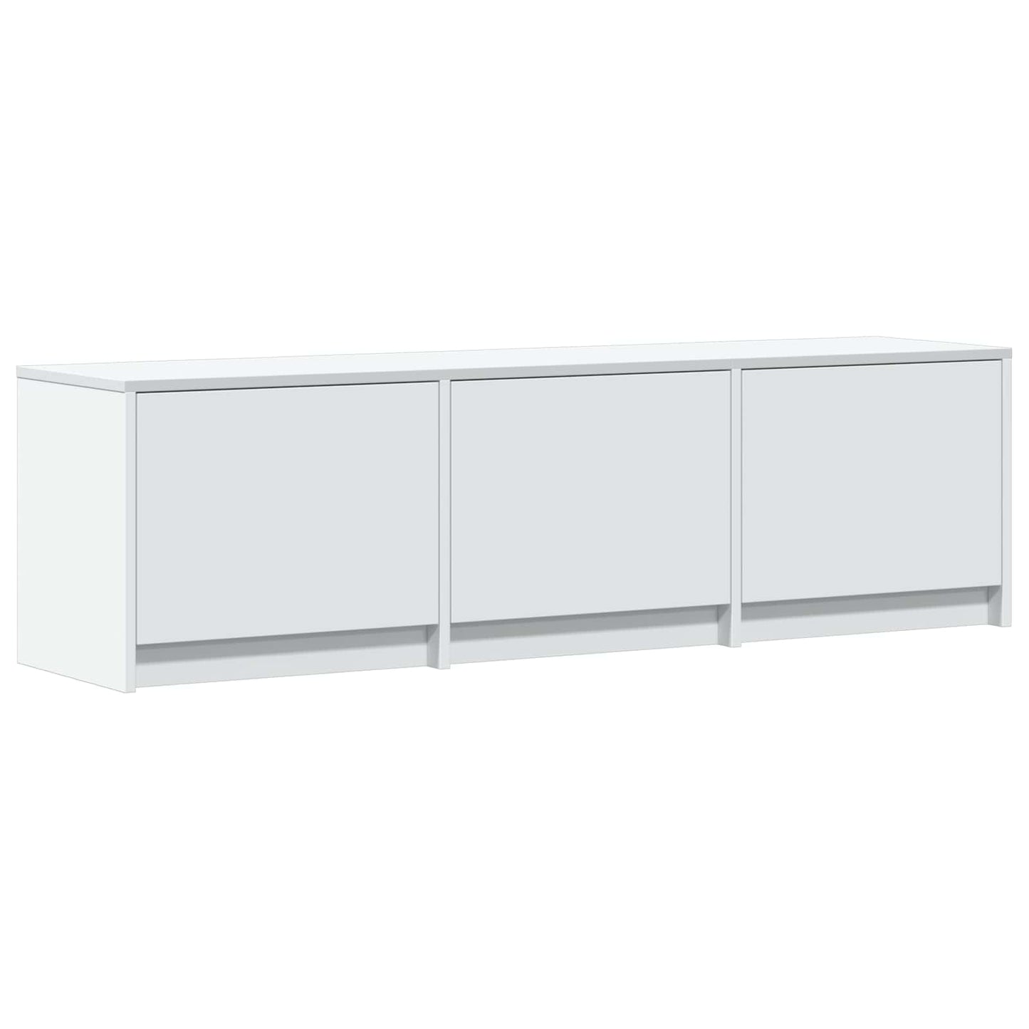 LED-es tévéállvány fiókkal Fehér 140 x 34 x 40 cm Mérnöki fa