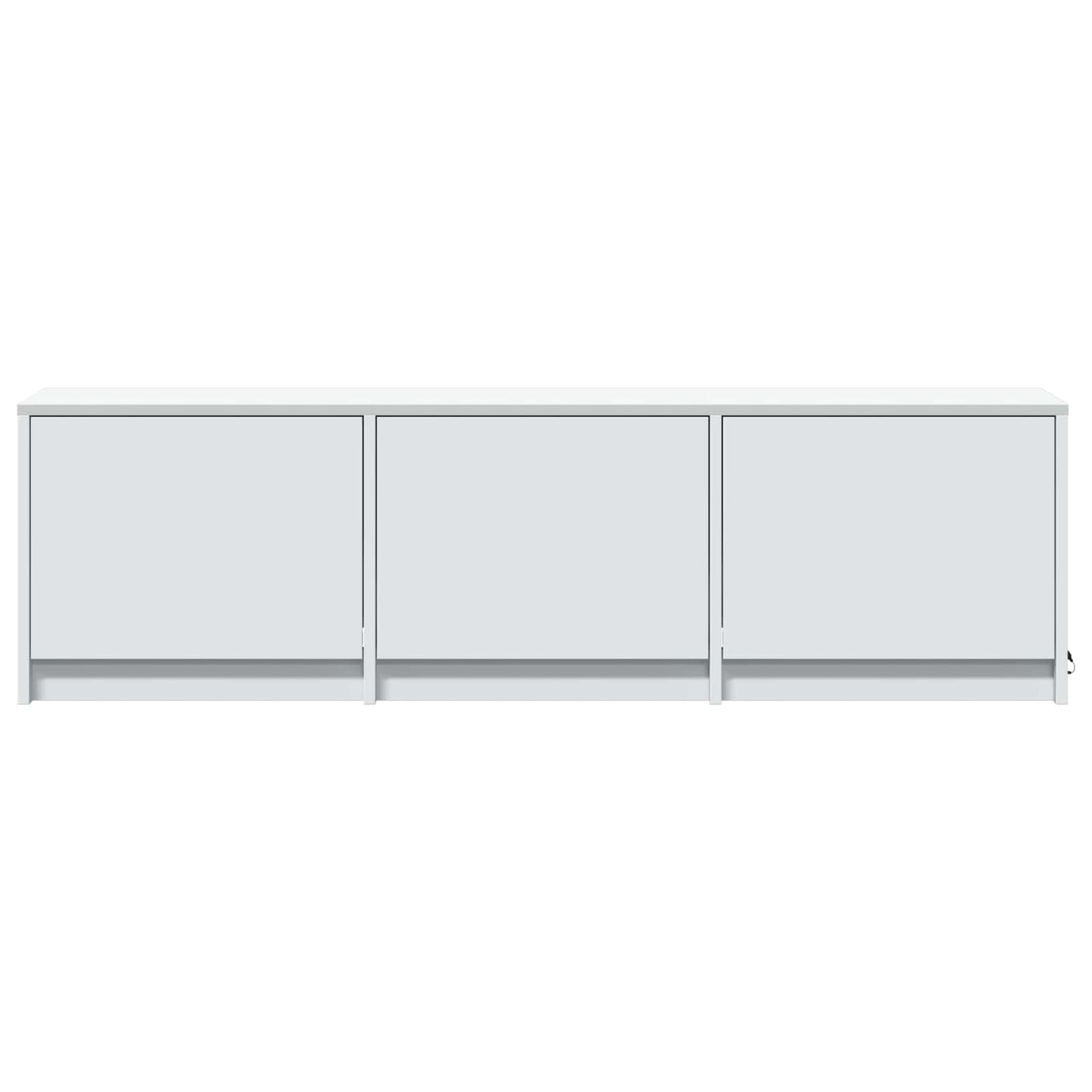 LED-es tévéállvány fiókkal Fehér 140 x 34 x 40 cm Mérnöki fa