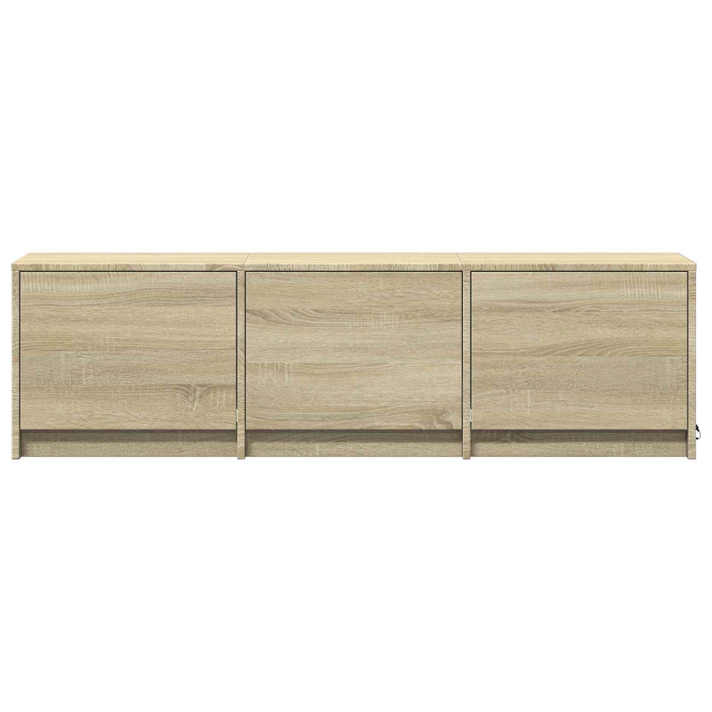 LED-es tévéállvány 140 x 34 x 40 cm Sonoma tölgy Mérnöki fa
