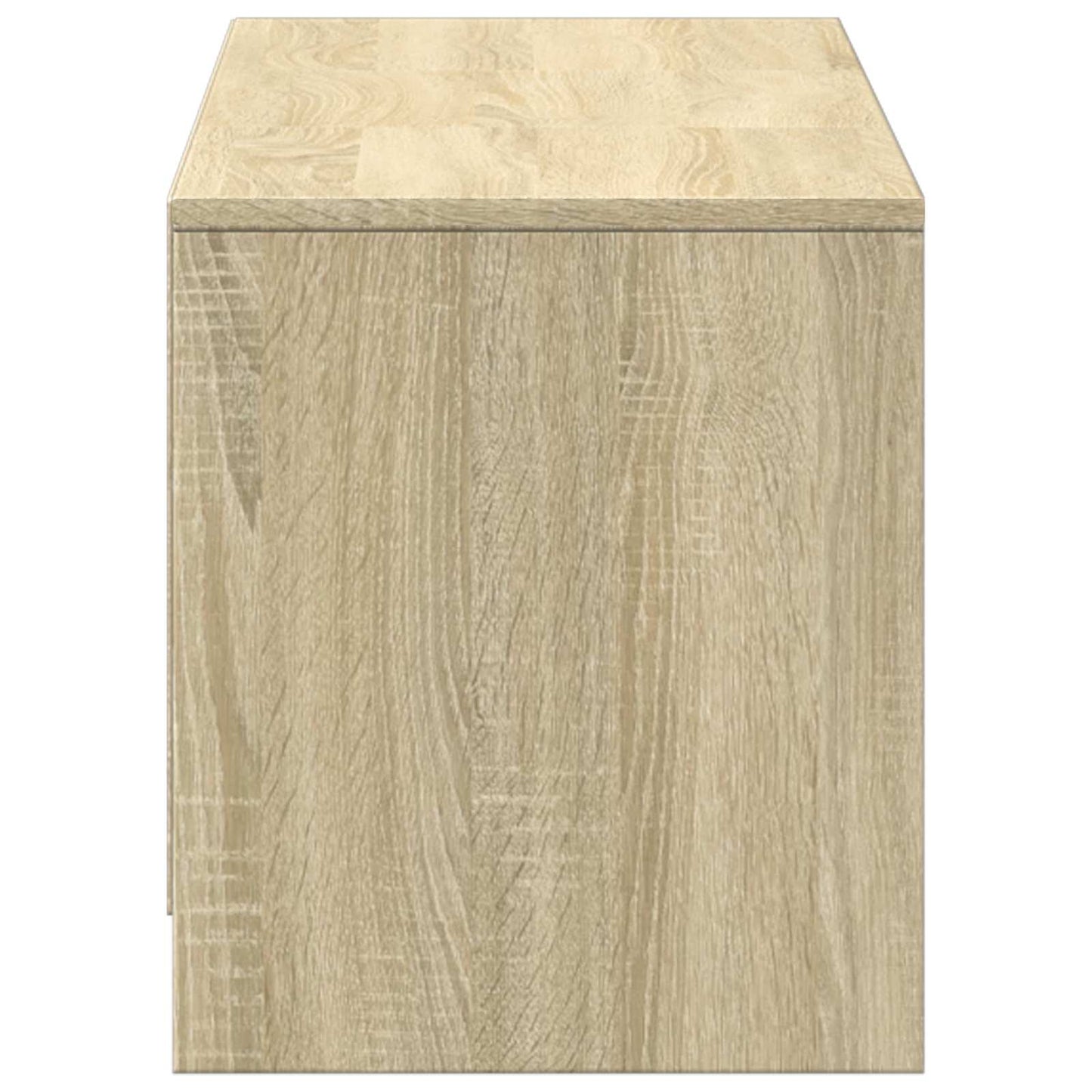 LED-es tévéállvány 140 x 34 x 40 cm Sonoma tölgy Mérnöki fa