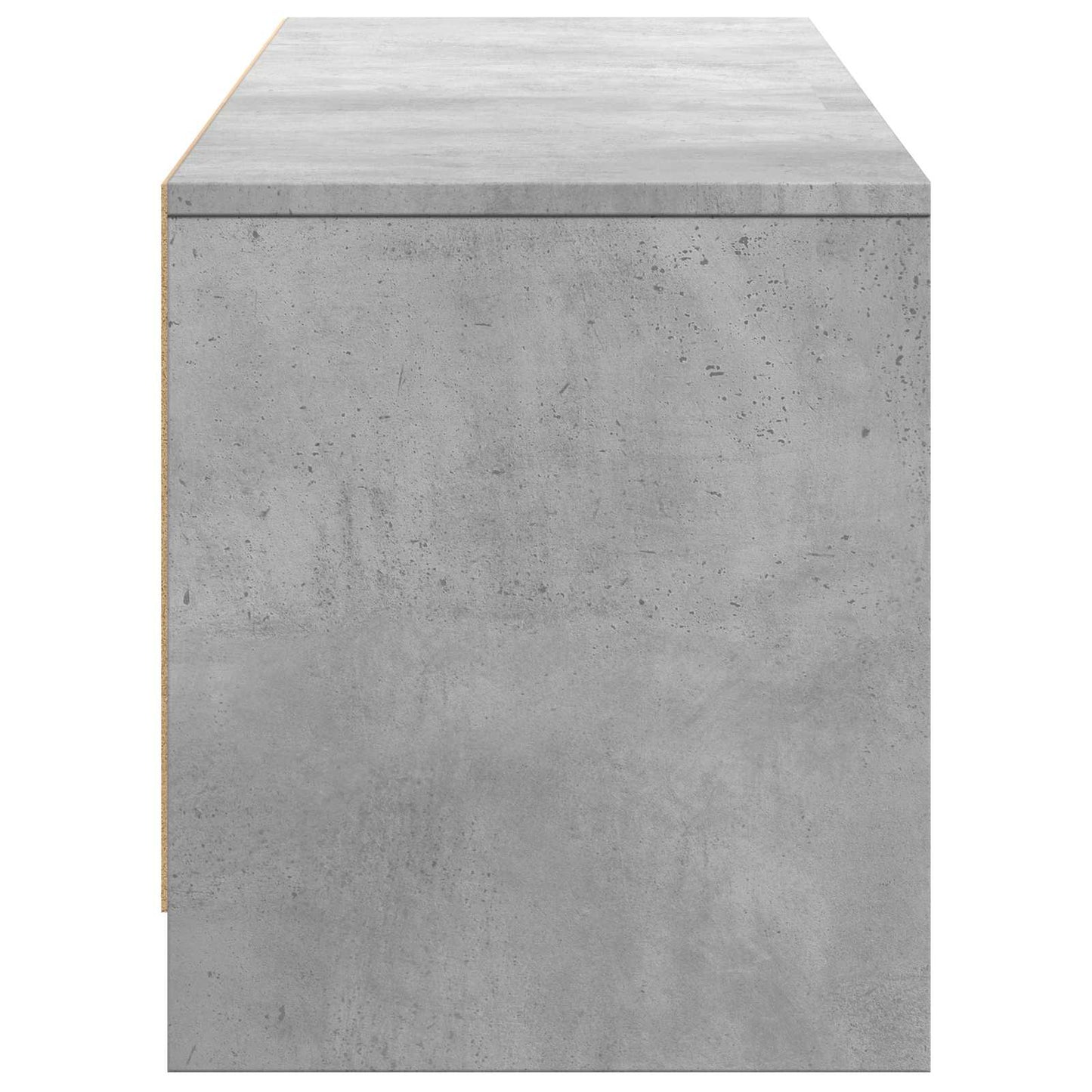 LED-es tévéállvány 165x34x40 cm Beton Szürke Mérnöki fa