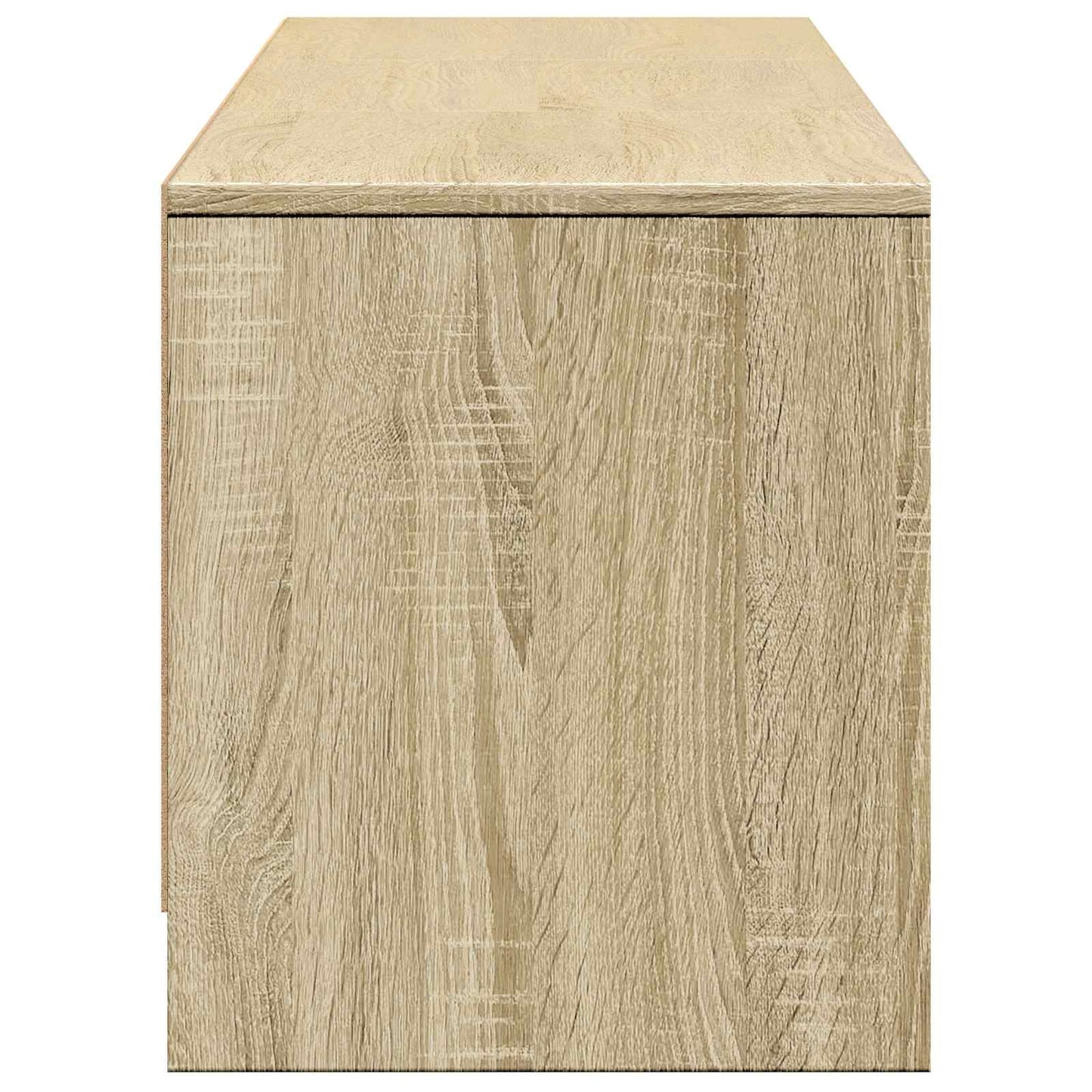 LED-es tévéállvány 165 x 34 x 40 cm Sonoma tölgy Mérnöki fa